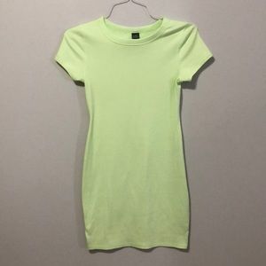 Neon Green Bodycon Dress